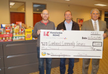 KREMC Donates Food, Funds for Holidays