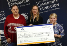 Community Foundation Donates To Special Olympics
