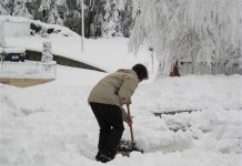 State health department urges caution while shoveling