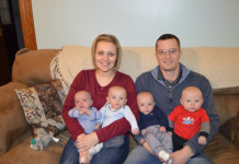 Quadruple The Love: South Whitley Couple’s Sons Beat The Odds