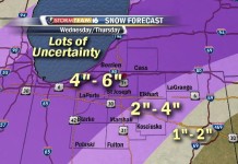 Winter Storm Watch in effect Wednesday morning through Thursday afternoon