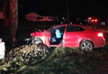 One Injured In Warsaw Crash, Causing Power Outages