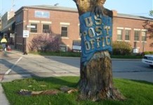 Nappanee’s wooden eagle statue damaged by vandals, police say