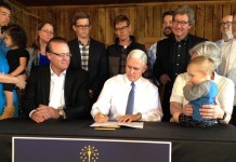 Governor Pence signs bill aiding smaller farmers in “farm-to-fork” program