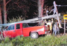 Drunk Driver Knocks Over Utility Pole