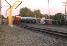 Train derailment forces evacuations in South Whitley
