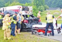 Goshen Woman Transported With Injuries After Semi-Car Accident
