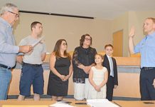Stamper Sworn In As Firefighter