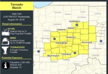 Tornadoes Reported in Kokomo, Other Parts of Central Indiana