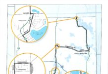 Kosciusko County Bicentennial Torch Relay Map