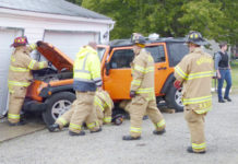 Jeep driver blacks out, crashes into garage