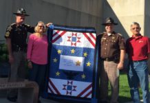 Kosciusko County Sheriff’s Department donates to A Quilt for Mother’s Tears
