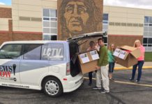 Wawasee High School Art Club donates over 50 coats to Kerlin’s Coat Drive