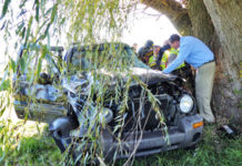 Monday accident sends woman to the hosptial