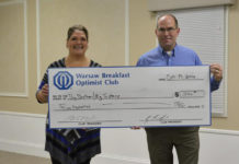 Breakfast Optimist Club donates to Big Brothers Big Sisters
