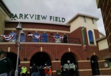 Parkview Field ranked first in ballpark experience