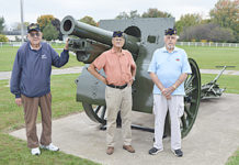 Repaired, repainted, Cannon Returned To Cemetery