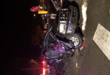 Fatal truck vs. train accident in Mentone