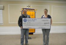 Breakfast Optimists donate to Baker Youth Club