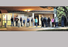 Voter turnout this morning above normal