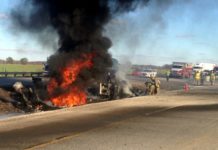 One semi driver killed, another injured in fiery crash on Indiana Toll Road