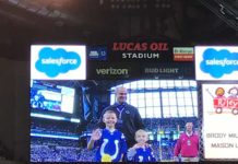 Winona Lake Boy Throws Coin Toss For Colts Game