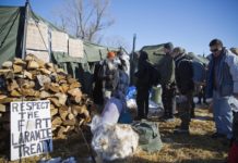 Protesters to remain in North Dakota despite pipeline rerouting order