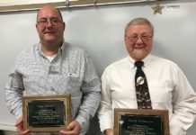Two outgoing Tippecanoe Valley board members honored