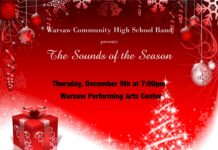 Warsaw Community Schools High School Band presenting holiday concert