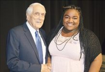 The Committee to Commemorate Dr. Martin Luther King Jr. presents the first scholarship of the year