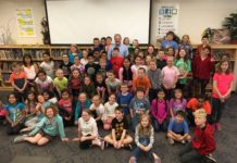 Warsaw Mayor Joe Thallemer visits Jefferson Elementary