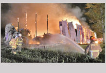 Pierceton Fire Department says barn fire caused by wet hay