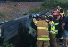 Train hits vehicle near Kingsford Heights
