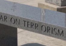 “Terriorism” war memorial bench replaced with corrected version in Columbia City