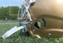 Notre Dame to wear “Ara” decals on football helmets this season