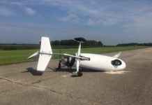 Gyroplane crashes at convention being held at Mentone Airport