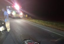 Bicyclist in critical condition after crash on Old Road 30