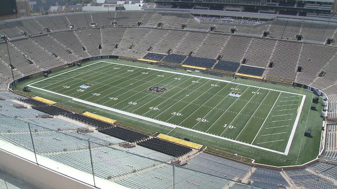 Improved stadium amenities as Notre Dame football season begins - News ...