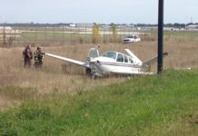 Plane crashes in ditch near South Bend Airport