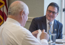 Senate candidate Todd Rokita in Warsaw on Saturday