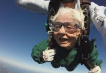 Michiana woman goes skydiving for her 90th birthday