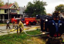One flown to hospital after Elkhart apartment fire breaks out