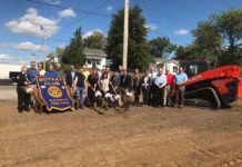 Groundbreaking for Warsaw Rotary Park