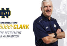 Notre Dame men’s soccer coach Bobby Clark retires after 31 year career