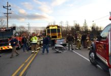 School bus involved in crash on S.R. 15 in Warsaw