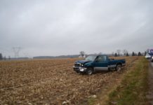 One dead after pickup crash north of Etna Green