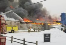 Two firefighters injured after fighting blaze at Cana Cabinetry in Elkhart