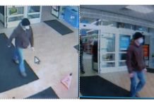 Photos released of suspect wanted for robbing Auburn Walmart