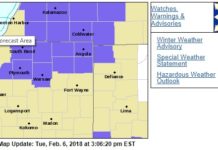 Winter Storm Watch for Kosciusko County Thursday through Friday