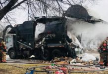 Emergency crews respond to garbage truck explosion in Bristol